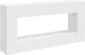 vidaXL Τραπέζι κονσόλας Λευκός 155 x 29 x 74 εκ.