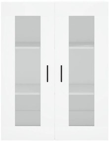 vidaXL Ντουλάπι Λευκό 69,5x34x180 εκ. από Επεξεργασμένο Ξύλο