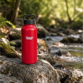 Μπουκάλι Θερμός Healthy Human - 950ml - Κόκκινο
