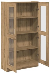 vidaXL Ντουλάπι Τεχνίτης Δρυς 82,5x30,5x150 εκ. από Επεξεργασμένο Ξύλο