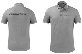 ROCKROSE t-shirt με γιακά τύπου Polo RMS02, γκρι, 4ΧL