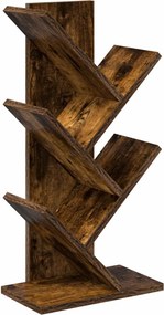 vidaXL Ράφι Δέντρου 4-Επιπέδων 30 x 18 x 60 εκ Επεξεργασμένο Ξύλο