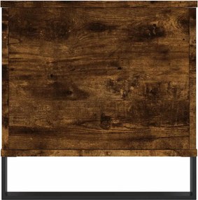 vidaXL Τραπεζάκι Σαλονιού Καπνιστή Δρυς 90x44,5x45 εκ. Επεξ. Ξύλο