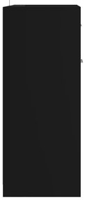 Ντουλάπι Μπάνιου Μαύρο 60 x 33 x 80 εκ. από Μοριοσανίδα - Μαύρο