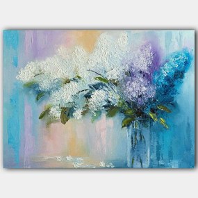 Πίνακας Καμβάς 441HPE2475 100x70cm Multi Wallity Οριζόντιοι Ξύλο, Καμβάς