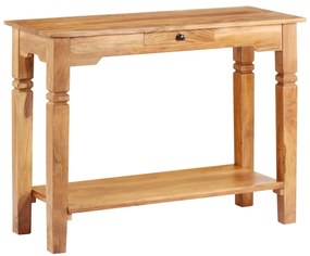 vidaXL Τραπέζι Κονσόλα 100 x 40 x 76 εκ. από Μασίφ Ξύλο Ακακίας