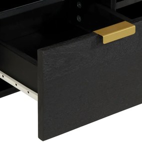 vidaXL Έπιπλο Τηλεόρασης Μαύρο 100x33x46 εκ. από Επεξεργασμένο Ξύλο
