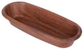 Ορντεβιέρα Οβάλ 10178 12x29,5cm Brown Evelin Polystyrene