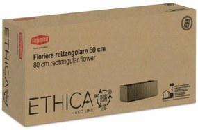 Βάζο Λουλουδιών Starwax Λευκό Ορθογώνιο 80 cm