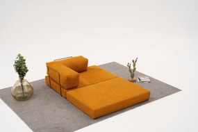 Γωνιακός Καναπές Πορτοκαλί COMFORT 95x290x75