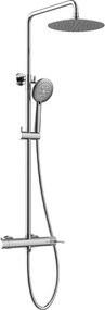 Orabella Terra 10248 Chrome - Στήλη ντους με μπαταρια 2 εξοδων