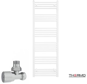 Thermo ALTO Θερμαινόμενη πετσετοκρεμάστρα από Mild Steel με υδραυλική λειτουργία, 150x50cm White