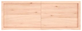 vidaXL Πάγκος Μπάνιου 140x50x(2-6) εκ. από Ακατέργαστο Μασίφ Ξύλο