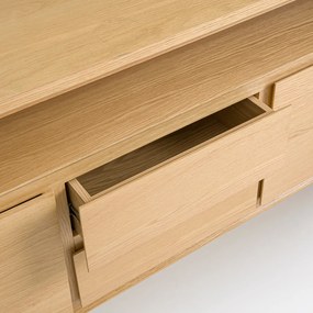 Μπουφές με 2 πόρτες, 2 συρτάρια, επένδυση δρυς, Elina