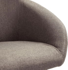 vidaXL Καρέκλες Τραπεζαρίας 4 τεμ. Χρώμα Taupe Υφασμάτινες