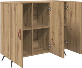 vidaXL Πλαϊνό γραφείο Artisan Oak 89,5 x 34 x 80 εκ.