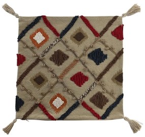 Κάλυψη μαξιλαριού DKD Home Decor Πολύχρωμο Κρόσσια 50 x 1 x 50 cm