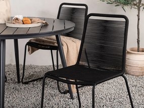 Σετ Τραπέζι και καρέκλες Dallas 3925, Polyξύλο, 24 kg, Σχοινί, Μέταλλο | Epipla1.gr