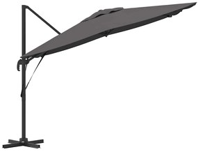 vidaXL Ρώμη Ομπρέλα Ανθρακί 286 x 285 x 265 εκ