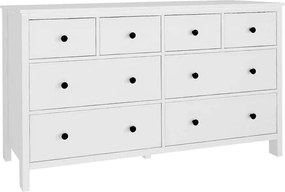 Μπουφές μελαμίνης Sabina Megapap χρώμα λευκό 160x50x96εκ.