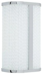 Φωτιστικό Τοίχου - Απλίκα Palmas 10729 16,5x11,5x30cm 15W 4000K Clear-Silver Nowodvorski
