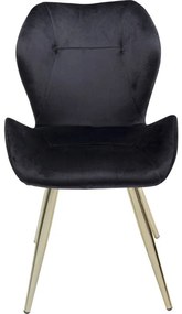 Καρέκλα Viva Μαύρη 50x58.5x81.5εκ - Μαύρο