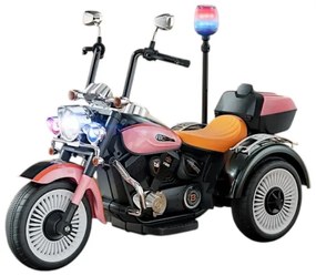 Παιδικό ηλεκτροκίνητο τρίκυκλο scooter με φάρο - BJQ-6388 - 701114 - Pink-701114_pi