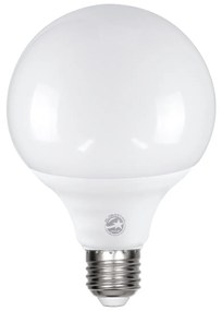 GloboStar 60039 Λάμπα LED E27 G95 Γλόμπος 15W 1500lm 260° AC 220-240V IP20 Φ9.5 x Υ14cm Ψυχρό Λευκό 6000K - 3 Years Warranty - 60039