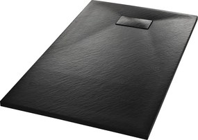 vidaXL Βάση Ντουζιέρας Μαύρη 120 x 70 εκ. από SMC