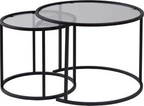 Coffee Table Set Tokyo - Black 60 Black