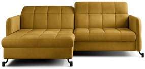 Γωνιακός καναπές Lorette-Moustardi-Αριστερή