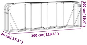 ΞΥΛΟΘΗΚΗ ΚΑΦΕ 300X45X100 ΕΚ. ΑΠΟ ΓΑΛΒΑΝΙΣΜΕΝΟ ΑΤΣΑΛΙ 364576