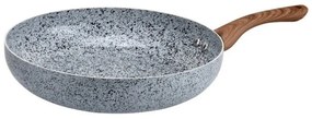 Oliver Voltz Τηγάνι Siena OV51319J20, 20 cm, φινίρισμα μάρμαρο, επαγωγικό, γκρι