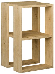 Κομοδίνο - τραπεζάκι βοηθητικό Lonie Megapap χρώμα sapphire oak 34x30x55εκ.