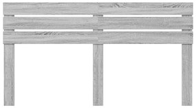 vidaXL Κεφαλάρι με κεφαλάρι Γκρίζο Σονομα 180 cm Επεξεργασμένο ξύλο