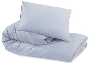 Σετ Παπλωματοθήκη vidaXL Γκρι 155x220 εκ. Βαμβακερό