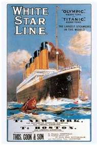 Αφίσα Titanic White Star Line