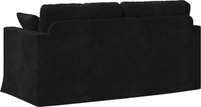 vidaXL Καναπές Μαύρο