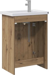 vidaXL Σετ Επίπλων Μπάνιου Artisan Δρυς 61 x 40 x 84,5 εκ