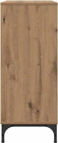 vidaXL Πλαϊνό γραφείο Artisan Oak 79,5 x 33 x 82 εκ Επεξεργασμένο ξύλο