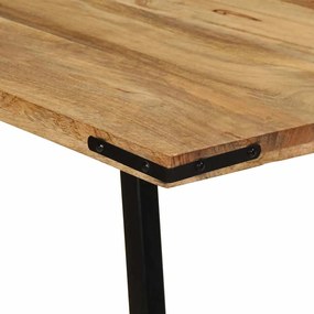 vidaXL Τραπεζαρία 140 x 70 x 75 εκ. από Μασίφ Ξύλο Μάνγκο