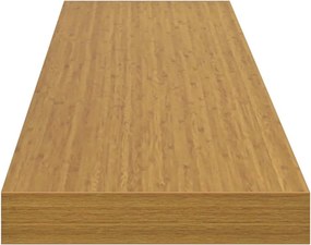 vidaXL Ράφι Τοίχου Επιτοίχιο Μπεζ 120 x 23,5 x 3,8 cm