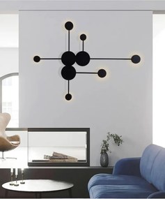 Stewehome Μοντέρνο μεταλλικό απλίκα τοίχου Γκρι