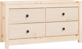 vidaXL Βοηθητικό Ντουλάπι 100x40x54 εκ. από Μασίφ Ξύλο Πεύκου