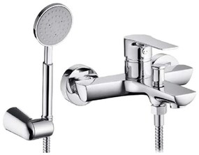 Μπαταρία Μπανιέρας Majesta 090924801 Chrome Pyramis Μέταλλο