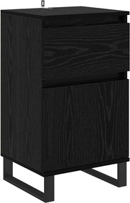 vidaXL Πλαϊνό γραφείο Μαύρη δρυς 35 x 40 x 70 εκ. Επεξεργασμένο ξύλο