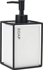 Dispenser Μπάνιου 450ml (8.5x8.5x18.5) Estia Cage Λευκό 02-30018