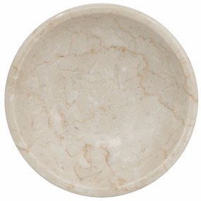 Artekko Marble Μπολ Μαρμάρινο Μπεζ (18x18x10)cm