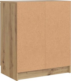 vidaXL Παπουτσοθήκη Αρτισιανή Δρυς 59x35x70 εκ. Επεξ. Ξύλο