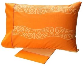 Σετ Σεντόνια Cotton Feelings εμπριμέ 2017 Orange Μονό (160x260)